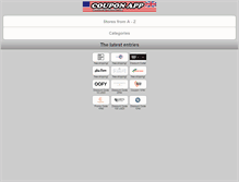 Tablet Screenshot of couponcodes-free.com